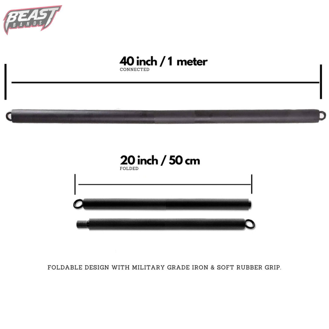 BeastBar™ | Portable Barbell For Resistance Bands