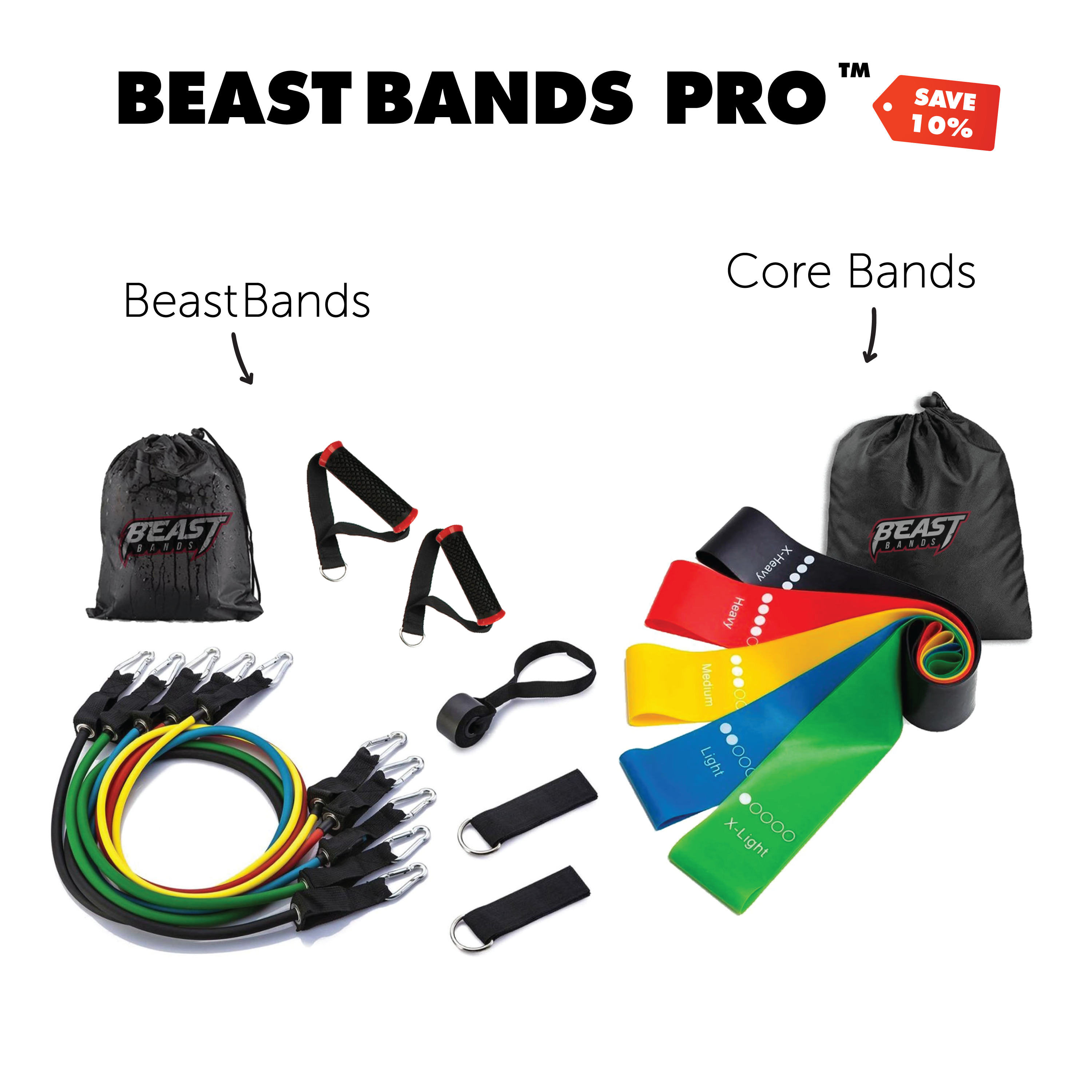 BeastBands™ - World's Best Resistance Bands